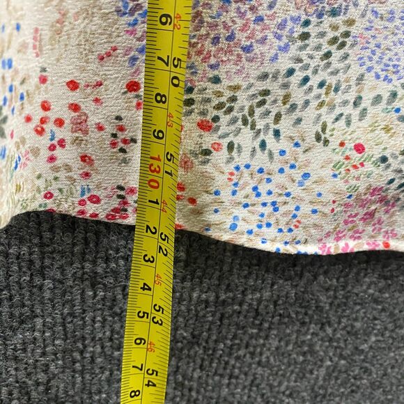 Aritzia Wilfred Dress Womens 6 Colorful Floral Babydoll Fairy Cottage Romantic - Picture 12 of 12
